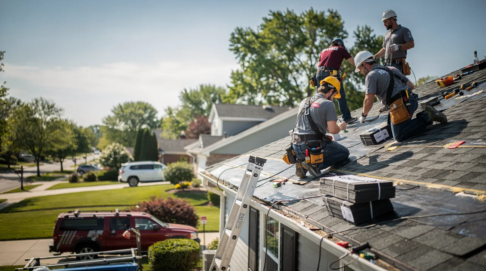 Roof Repair in Belvidere, IL around you